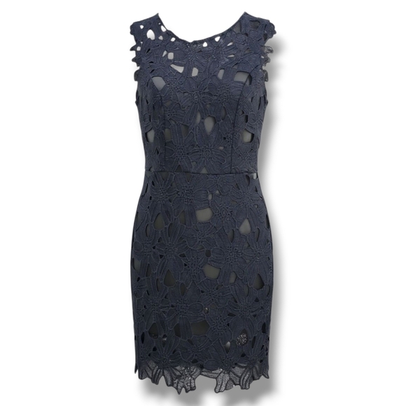Unbranded Dresses & Skirts - Women's Black Lace Evening Party Dress Small Cocktail Outfit